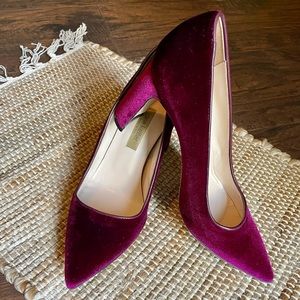 Dee Keller velvet heels